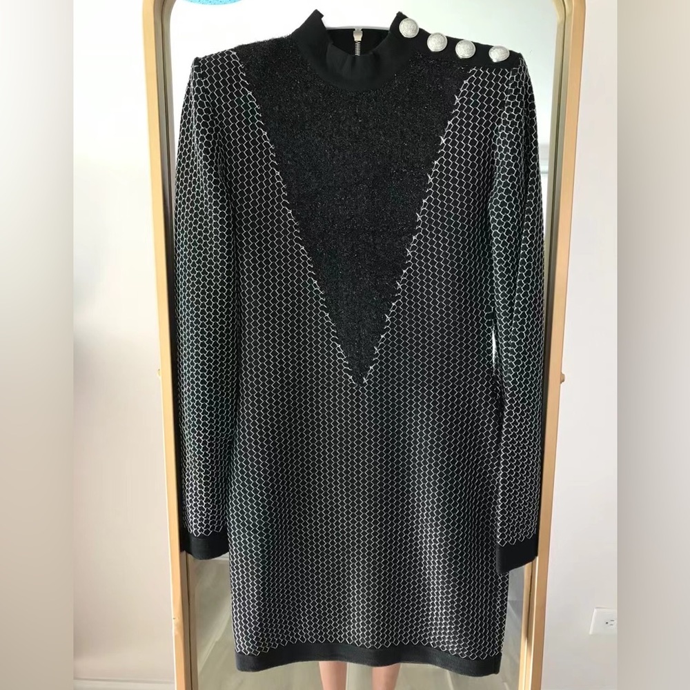 Balmain Silk mid-length dress